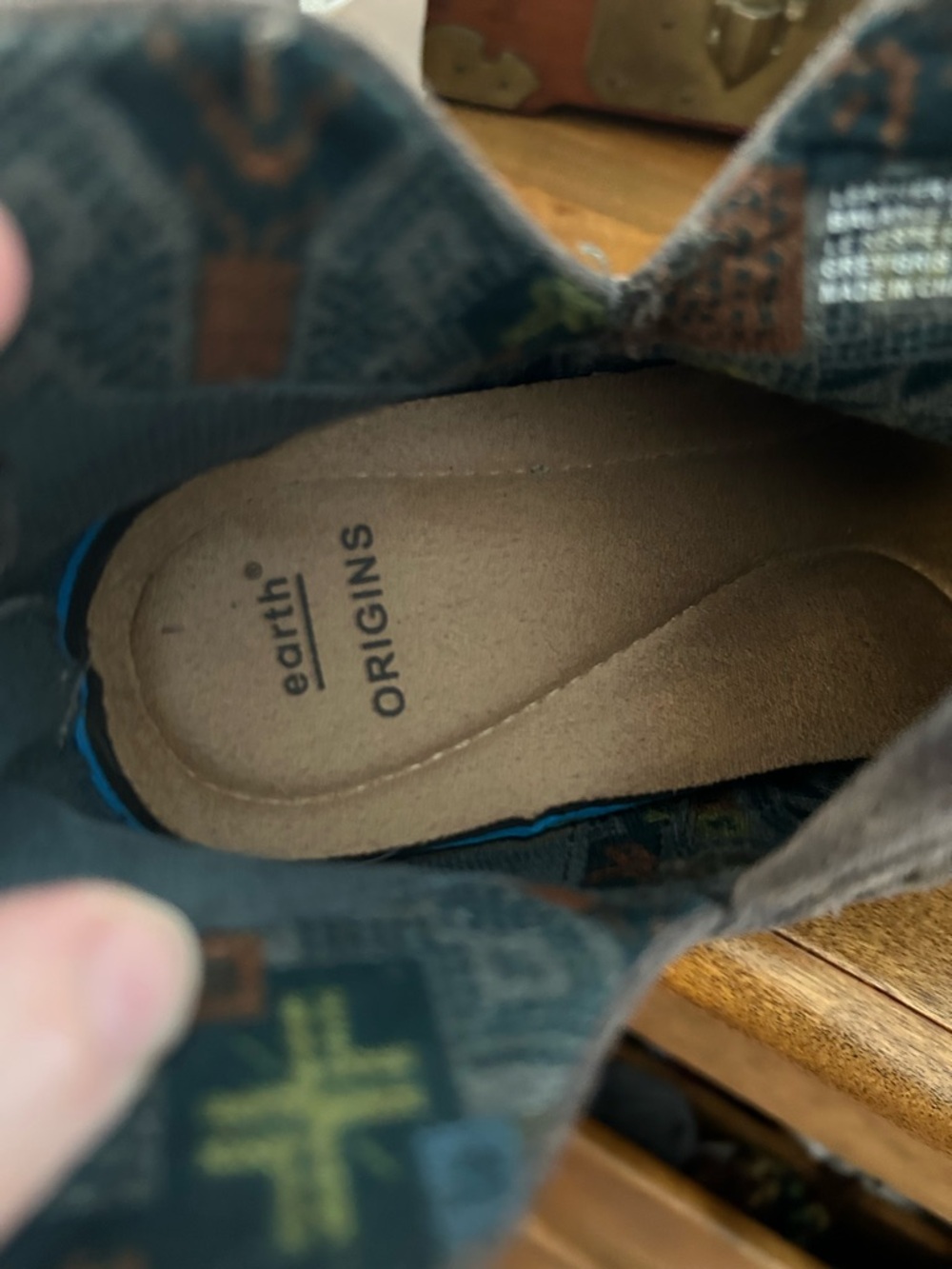 Earth Origins Oakland Amanda Ankle Booties, Genuine Suede in Gray - Picture 9 of 10